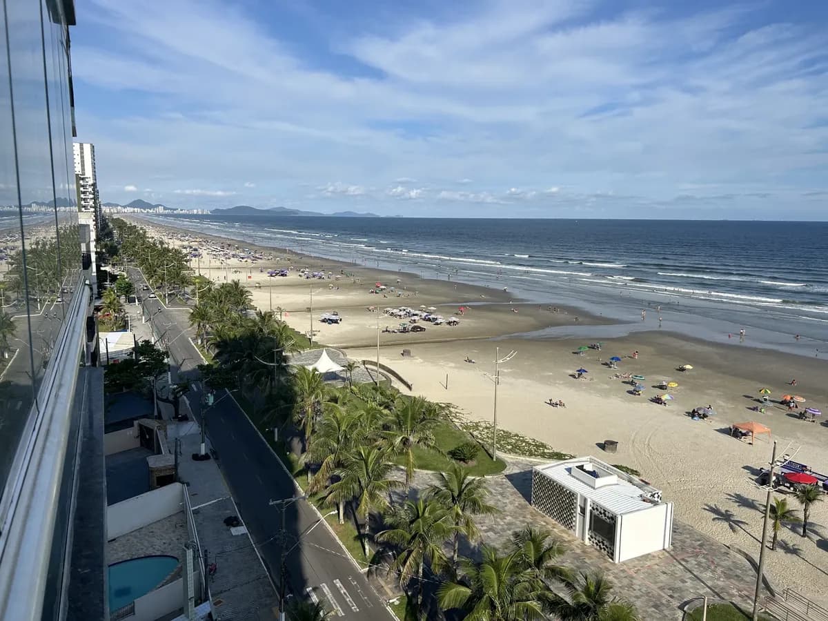 APARTAMENTO 3 DORMITÓRIOS FRENTE MAR – VILA CAIÇARA | PRAIA GRANDE/SP