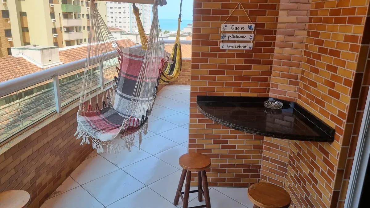 APARTAMENTO 2 DORMITÒRIOS, MOBILIADO À VENDA NO CANTO DO FORTE – PRAIA GRANDE/SP - Foto 2